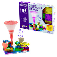 Load image into Gallery viewer, Circuit Blox™ BYO Glowing LED FM Radio 395 Project Student Set