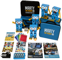 Load image into Gallery viewer, Class Pack of 5 Marty the Robot V2s + Classroom Extras