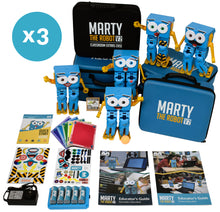 Load image into Gallery viewer, Class Pack of 15 Marty the Robot V2s + Classroom Extras