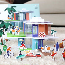 Load image into Gallery viewer, Bundle kit of 6 Arckit Coastal Living Architectural Model Building Kits & Building Plates