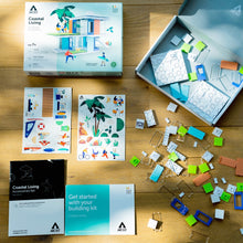 Load image into Gallery viewer, Bundle kit of 6 Arckit Coastal Living Architectural Model Building Kits & Building Plates