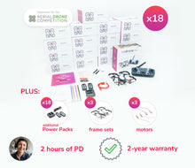 Load image into Gallery viewer, CoDrone EDU- Classroom 18 pack with PD