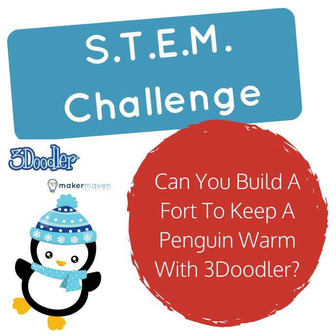 Can You Build A Fort To Keep A Penguin Warm With 3Doodler?