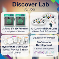Discover STEAM Lab for Elementary: 3D Printers, Xploris Bundles, Curriculum, and PD
