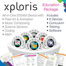 Load image into Gallery viewer, Innovate STEAM Lab for K-12: 3D Printers, Xploris &amp; Labdisc Bundles, Curriculum, and PD
