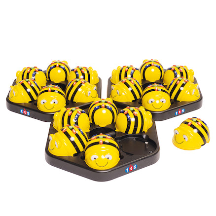 TTS Bee-Bot Programmable Floor Robot 6pk with free docking station