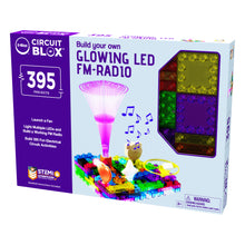 Load image into Gallery viewer, Circuit Blox™ BYO Glowing LED FM Radio 395 Project Student Set
