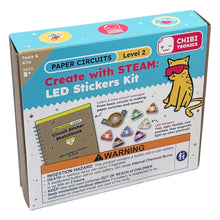 Load image into Gallery viewer, Create with STEAM: LED Stickers Kit Paper Circuits Level 2

