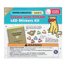 Load image into Gallery viewer, Create with STEAM: LED Stickers Kit Paper Circuits Level 2
