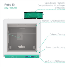 Load image into Gallery viewer, Robo E4 High Speed Educational 3D Printer
