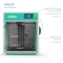 Load image into Gallery viewer, Robo E4 High Speed Educational 3D Printer
