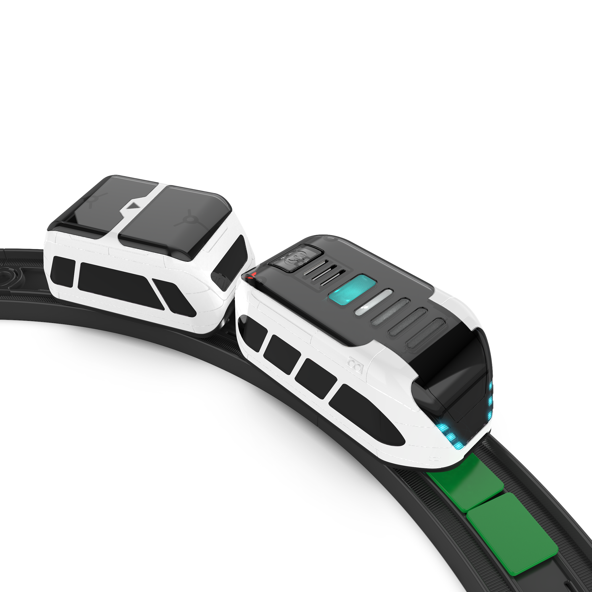 Intelino Pack De Rails Courts - Extension Pour Train Intelligent
