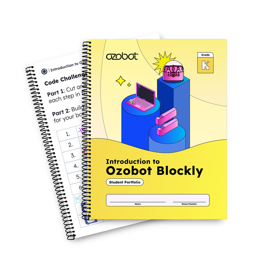 Introduction to Ozobot Blockly 12pk Student Portfolio