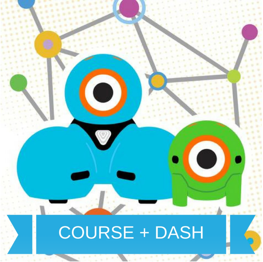PD Bundle: Introduction to Coding and Robotics with Dash & Dot (Course and Dash Robot)
